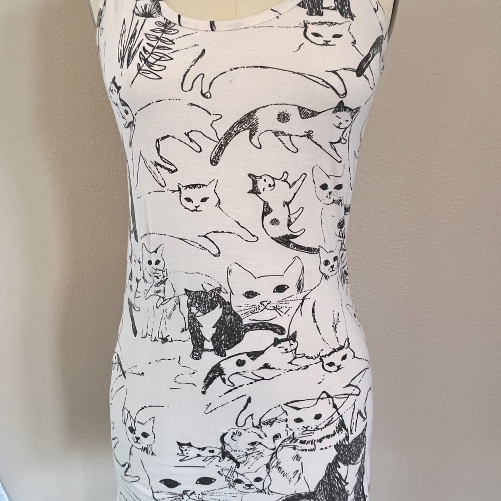 Cats tunic tank top
